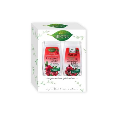 BIO Darčeková kazeta Granátové jablko (šampón + gél na intímnu hygienu)